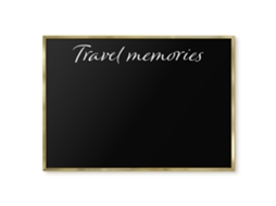 Magnetic Glass Board Travel Memories For The Hall Espelharte (100x70 Cm)