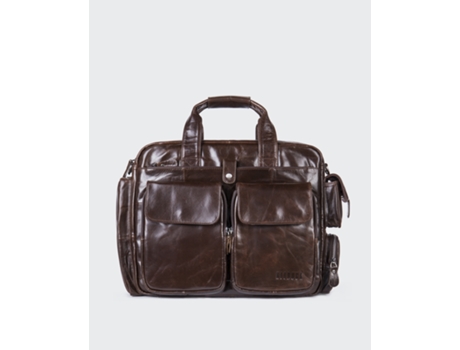 Bolsa De Couro KITBUCK  Para Portátil (Castanho - 1,8 Kg)