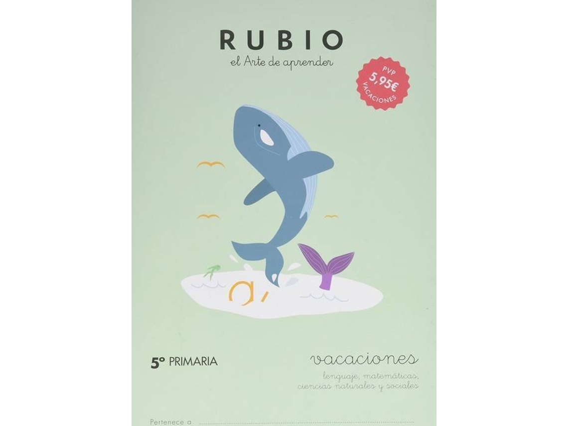 Livro Rubio Vacaciones 5ºprimaria (Espanhol)
