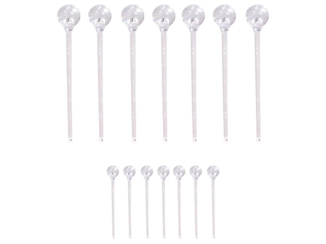 14Pcs Pingentes de Gota de Chuva de Cristal ALLINLESS