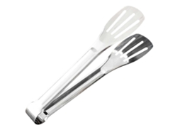Pinça Para Alimentos Antiaderente, Fácil De Limpar, Em Aço Inoxidável, Com Cabo Longo, Utensílio De Cozinha.