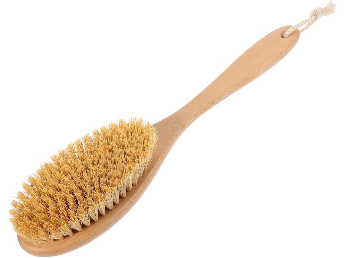 Lurelia Acessório De Duche Com Escova Corporal De Sisal, Cabo Longo E Com Argola