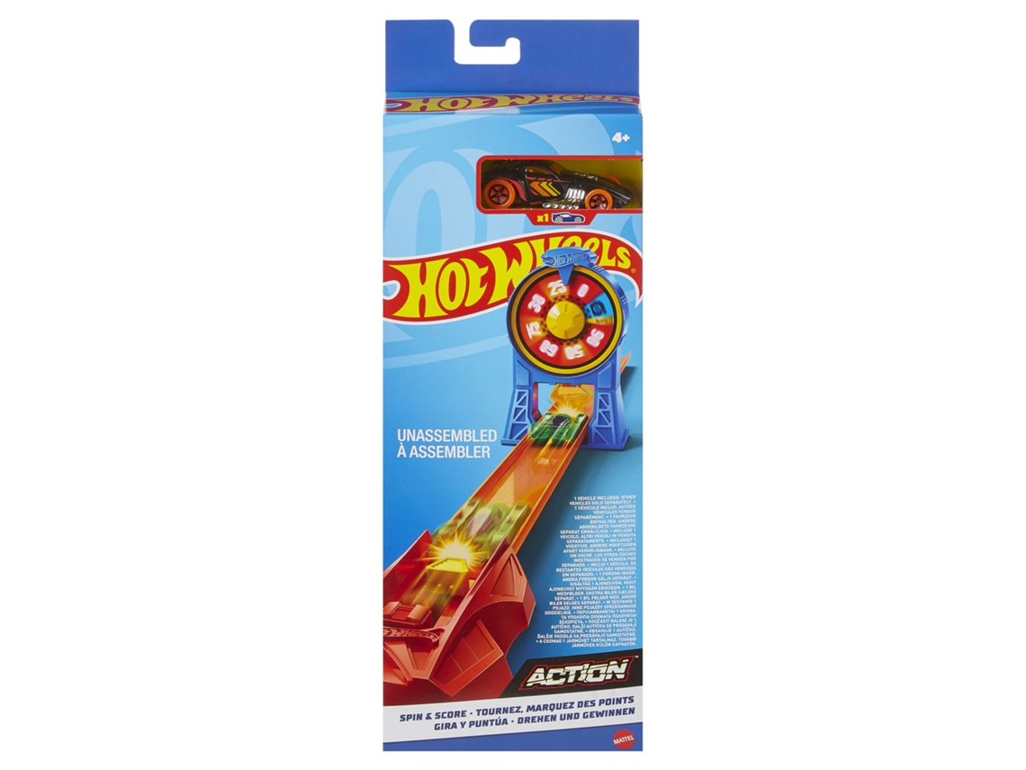 Hot Wheels Action - Lançador Spin Score MATTEL