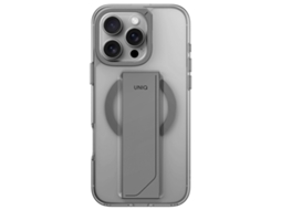 Capa Brilhante para iPhone 16 Pro Max UNIQ Pele Sintética Transparente