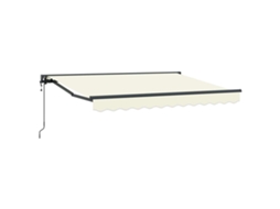 Conjunto 1 Toldo Retrátil Vidaxl Antracite Alumínio (3,5 X 2 M)