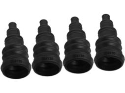 Kit Com 4 Peças De Ilhós Borracha Para Cabos Carro, Organização E