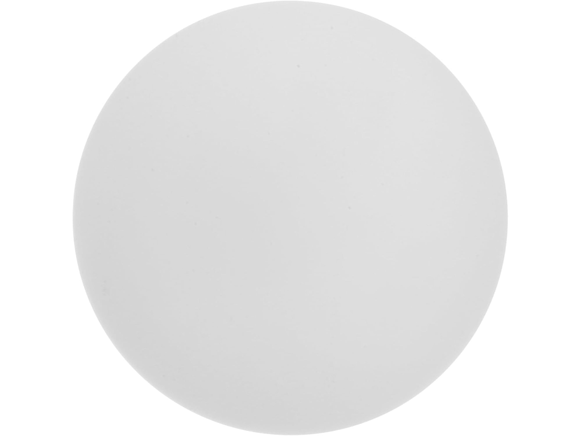Difusor De Luz Em Vidro Branco Fosco De 150 Mm, Com Certificação Ce, Para Luminária De Teto E27. Vidro Leitoso Plano.