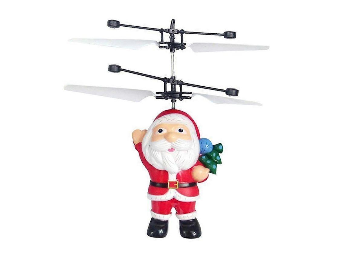 Brinquedo Voador Pai Natal Com Sensor Infravermelhos