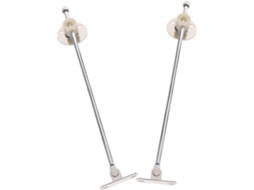 2 Dobradiças De Ferro Para Portas Armários Cozinha Com Suporte Tampas Basculantes, Com Altura E Ângulo Ajustáveis Móveis