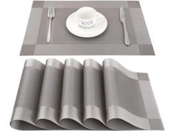 Conjunto de 6 Peças de Mesa em Pvc resistente ao Calor STELASPLEN
