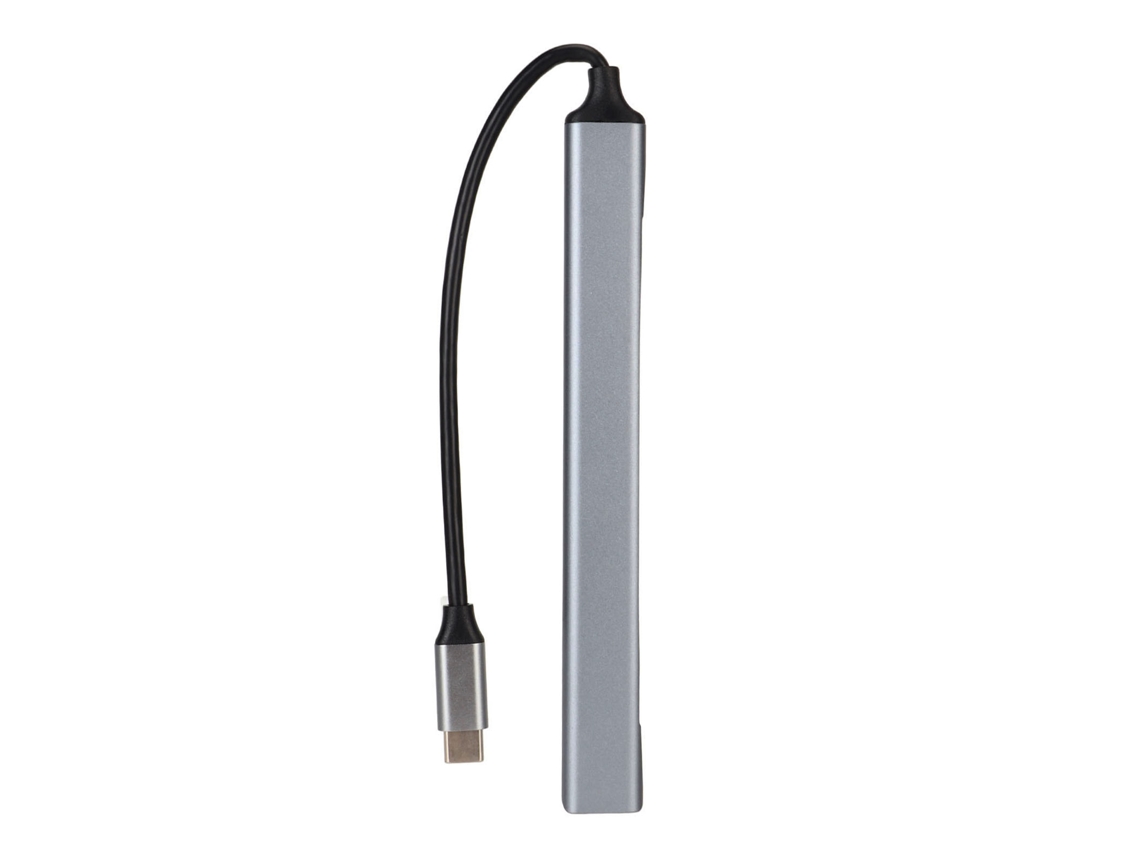 2026zentro-hub Usb C 7 Em 1 Com 1 Usb3.0 E 6 Usb2.0 5gbps Docking Station Plug And Play Para Laptop Mouse Teclado