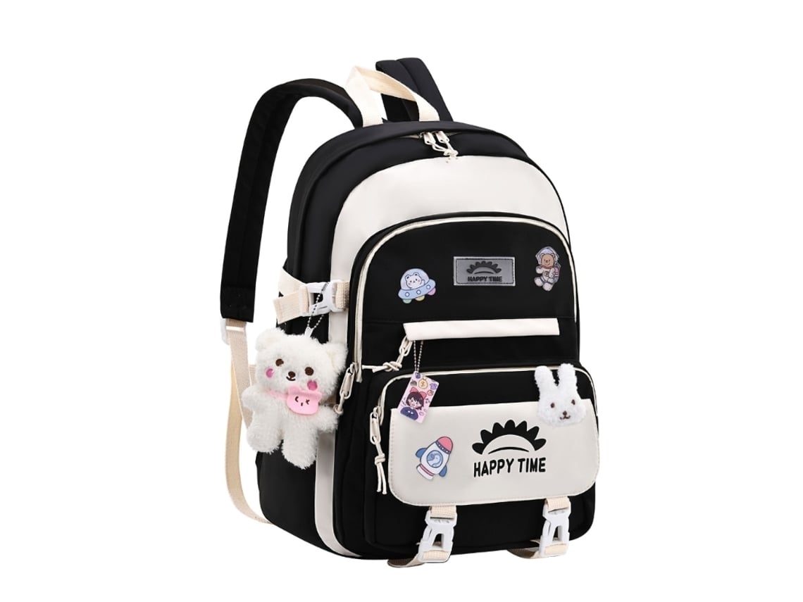 Mochila de Senhora, Bolsa de Viagem Casual com Alfinetes e Pendentes, Ideal para Crianças, Educativo, Durável, Perfeito para Crianças, Educ STELASPLEN