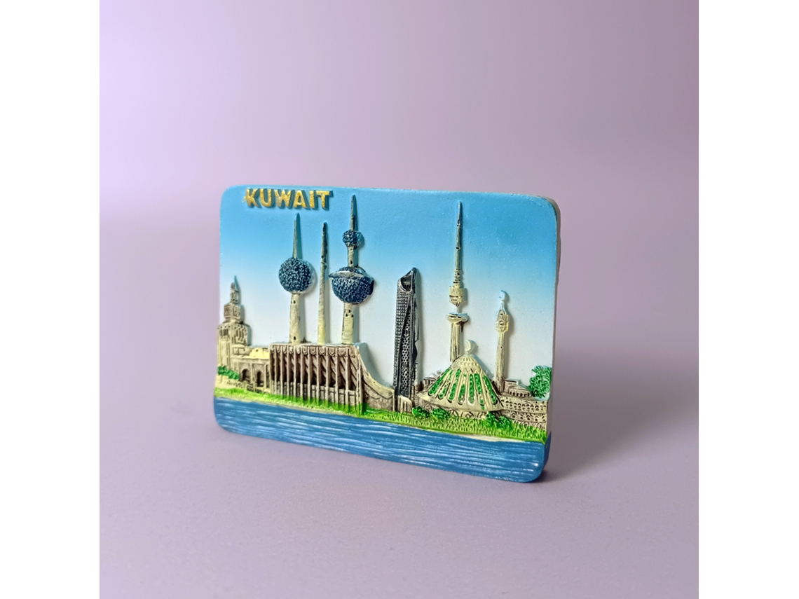(réplica Do Kuwait) Ímãs De Geladeira Asiáticos, Lembrancinhas, Coreia Do Sul, Dubai, Japão