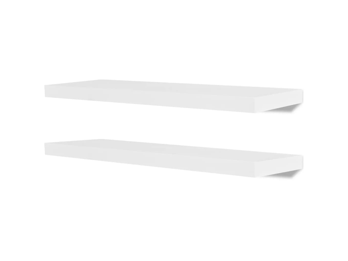 Prateleiras de Parede para Livros/dvd Mdf Branco MAISON EXCLUSIVE