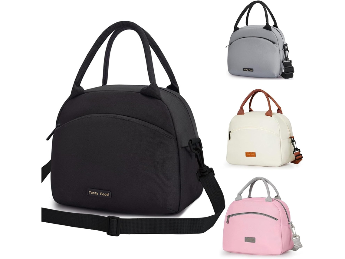 Bolsa Térmica Reutilizável Para Almoço, Alça, Ideal Para Mulheres. Pequena Impermeável Para Trabalho, Piqueniques E Escola