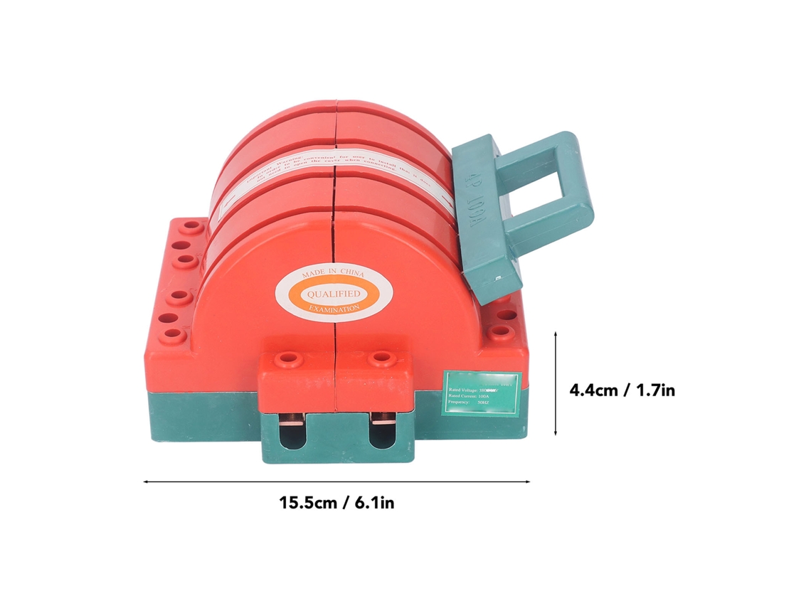 Interruptor De Isolamento De Energia Laxiscreed 4p, Duplo Pólo E Duplo Throw, 100a Para Segurança Elétrica
