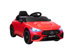 Carro Elétrico 12v, Controle, Led, Música, 3-6 Anos, Vermelho
