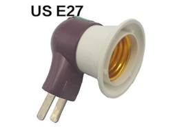 Adaptador De Soquete De Lâmpada E12 Para E14 Conversor De Base Resistente À Alta Temperatura Us E27