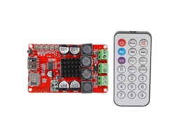 Amplificador Tpa3116 Receptor Bluetooth Remoto