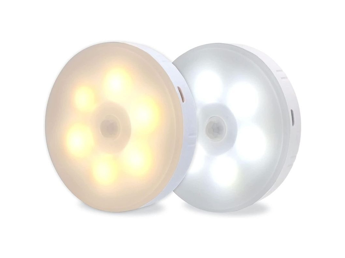 Luz Noturna Led 0.5w Detector Movimento Usb 3 Cores Presente S/MARCA