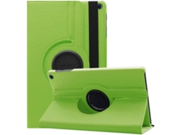 Capa para Samsung S7 T870/T875 de 11 polegadas, giratória 360°, verde.