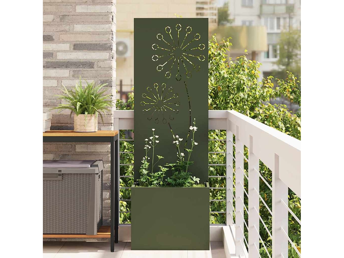 Vidaxl Tela De Privacidade Para Jardim Verde-oliva 50 X 32 X 150 Cm