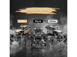 Carro Rc Off-road Buggy 1/16 2.4ghz 4wd 15km/h Alta Velocidade Com Chassi De Liga De Alumínio