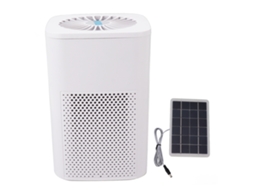 Purificador de Ar Solar S/MARCA para Carro, Painel Solar 50W, Filtro de Carvão Ativado, Silencioso