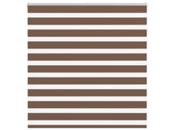 Zebra Blind, Zebra Blinds Vidaxl Marrom Poliéster (145 X 100 Cm)