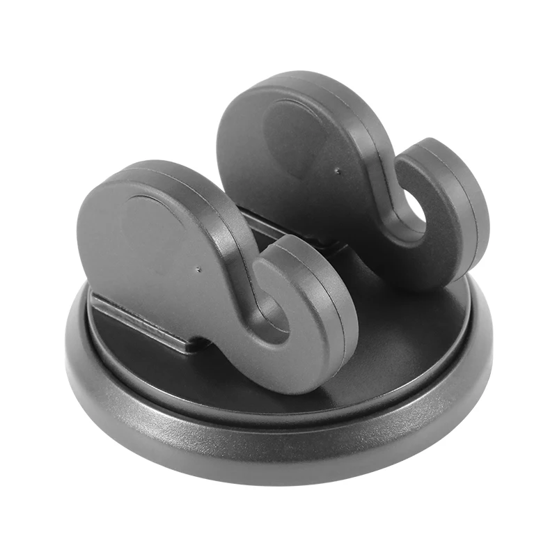 Suporte Universal Para Celular Veicular Com Rotação De 360° Em Pvc, Design Vertical E Horizontal, 7 X 4 Cm.