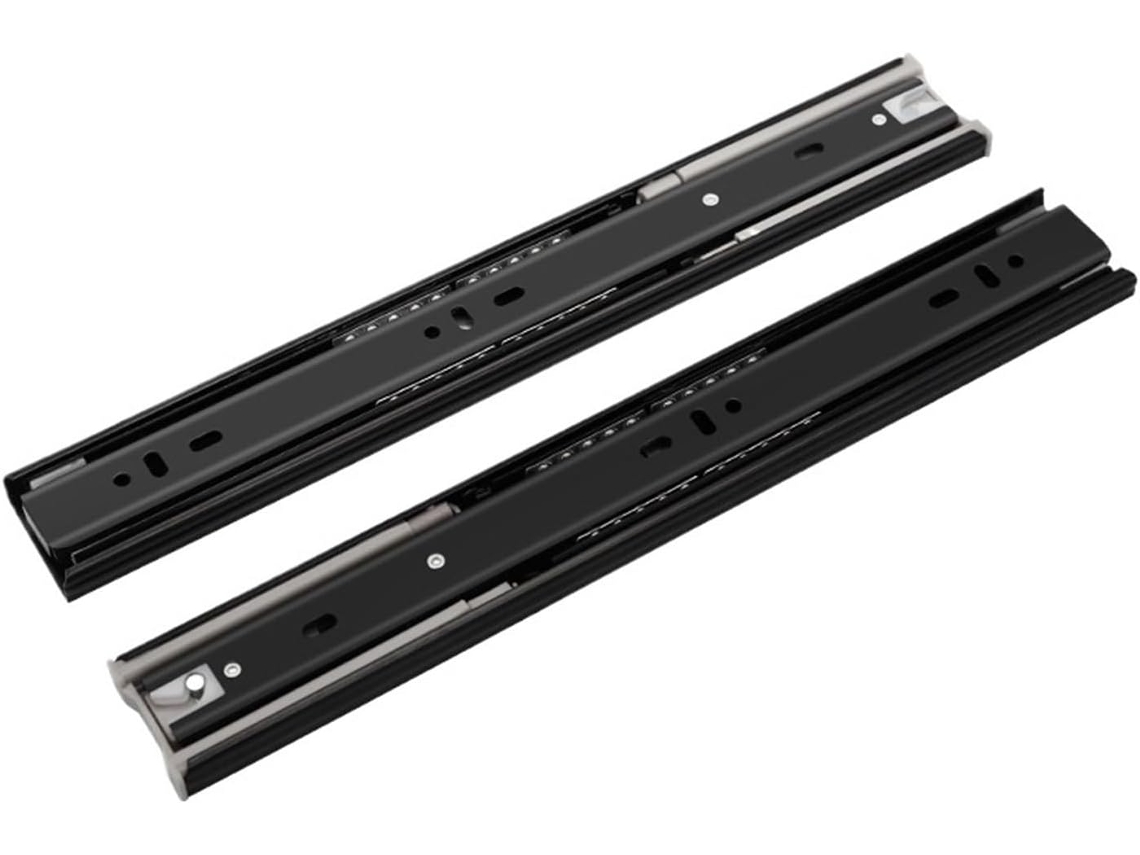 2 Corrediças Metálicas Amortecedoras Para Gavetas, Largura De Trilho 8a 22 45mm Ou 8 Polegadas 200mm