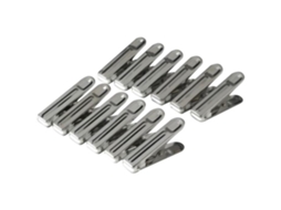 Prendedores De Roupa Em Aço Inoxidável X12 Metaltex