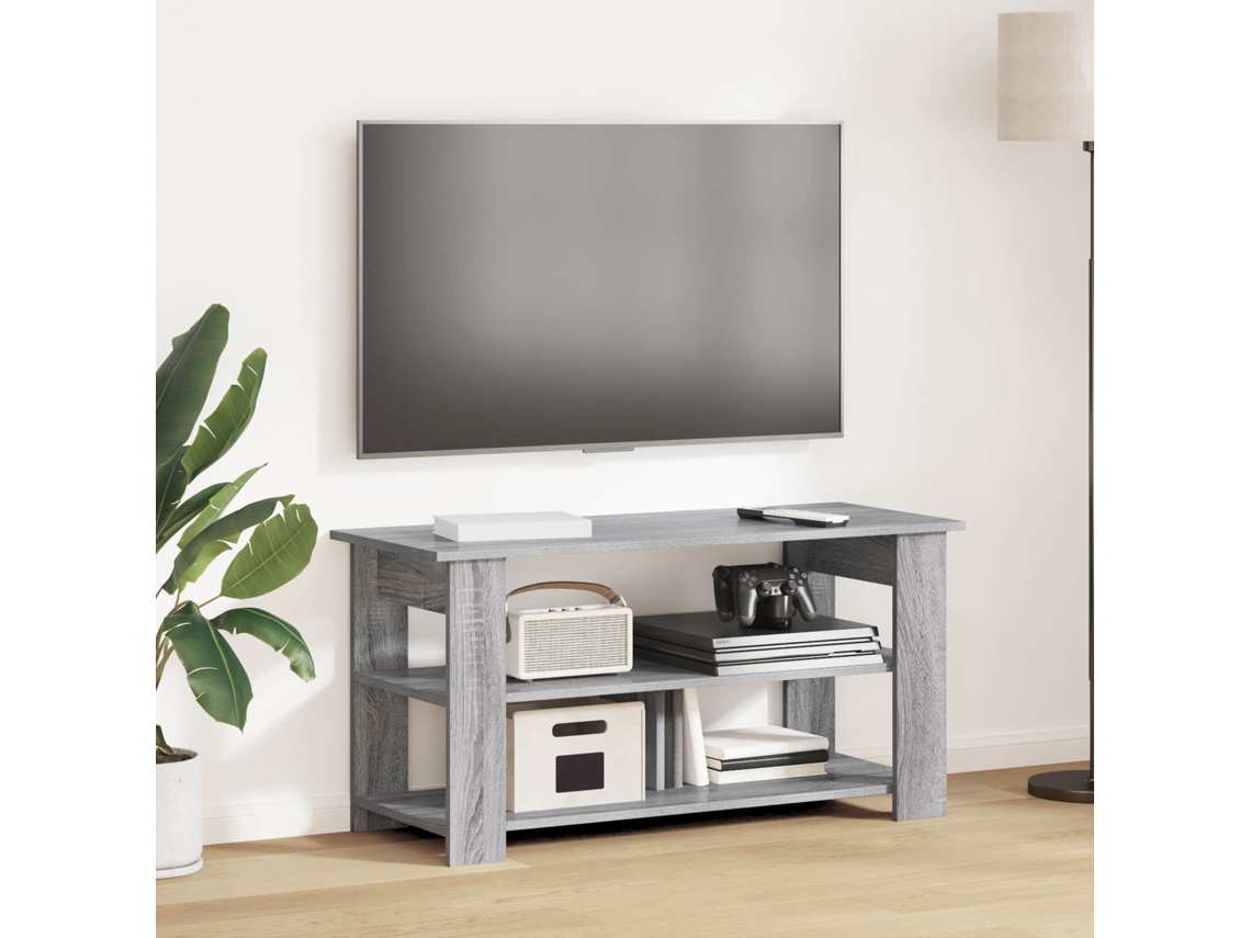 Vidaxl Suporte De Tv Cinza Sonoma 100 X 40 X 50 Cm