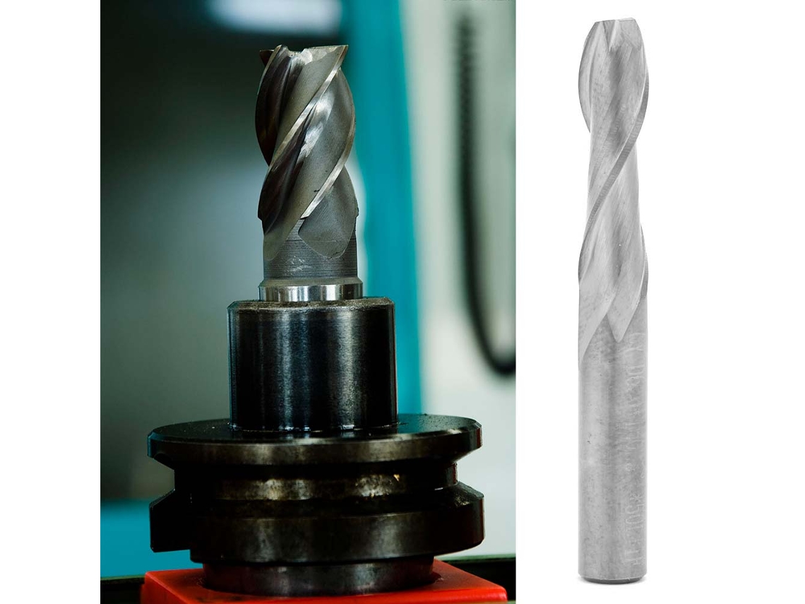 Laxiscreed Fresa De 6mm Com Corpo Duplo E Corte Espiral Para Cnc E Fresagem