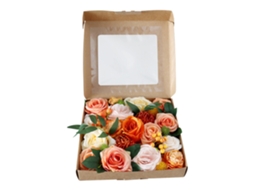 Kit de Casamento Diy com Flores de Seda, Buquê de Noiva e Decoração para Mesas AQUAFORGE