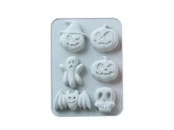 Molde De Silicone Para Halloween Bolo E Chocolate
