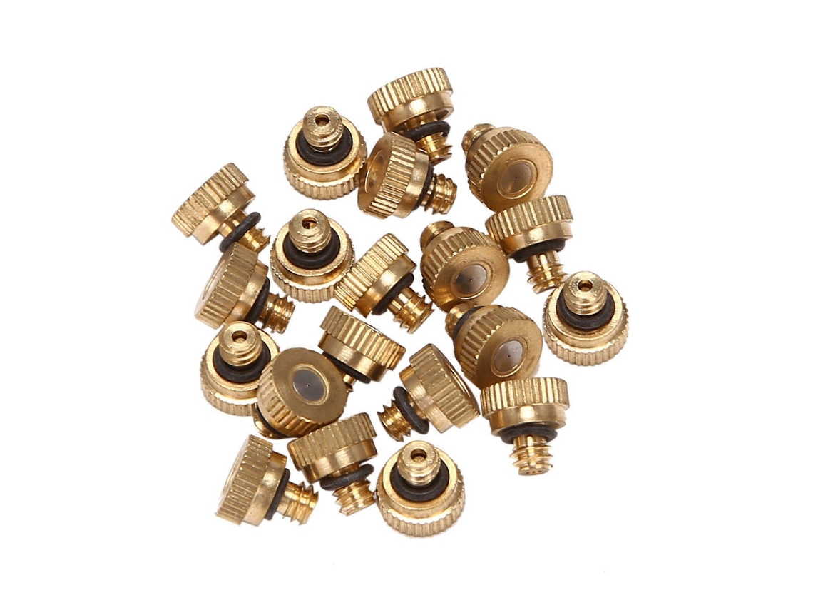 20pcs Bico De Neblina Baixa Pressão Orifício 0.1mm Resfriamento