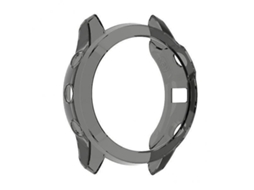 Capa protetora de silicone para tela de relógio inteligente Garmin Fenix ​​​​6x preta Ly Ebike