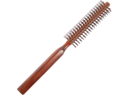 Escova De Cabelo Retrátil Madeira Marrom Ibasenice Para Homens E Mulheres, Prática Para Estilizar E Adequada Cabelos