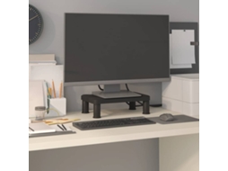 Vidaxl Suporte Para Monitor 38x24x10,5 Cm Preto