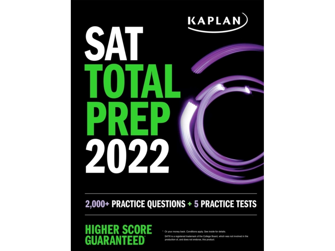 Livro SAT Total Prep 2022 de Kaplan Test Prep (Inglês)