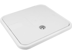 Fecho De Porta Exterior Com Parafusos Para Campismo - Alçapão De Acesso Em Abs Branco