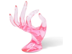 2026-suporte Para Joias Em Forma De Mão Para Pulseiras, Anéis E Relógios, Cor Rosa
