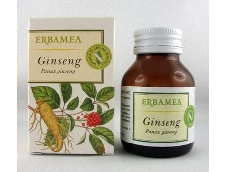 Suplemento Alimentar ERBAMEA Ginseng (50 cápsulas vegetais de 390mg)