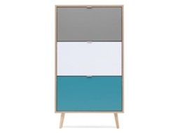 Shoe Cabinet, Shoe Cabinets Finori Multicolor Madeira Processada (n/a)
