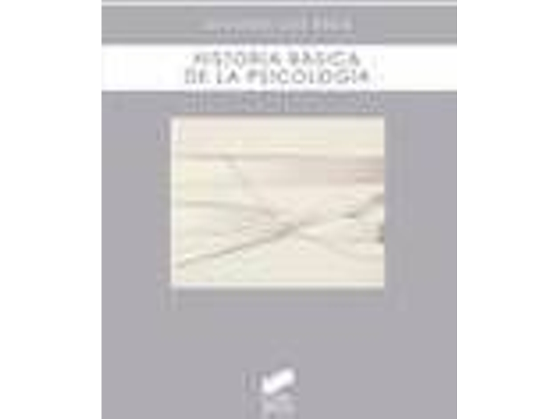 Livro Historia Básica De La Psicología de Milagrosa Saiz Roca (Espanhol)