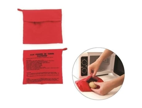 Saco De Cozimento Cozinha Cozinha Batata 22,5x20,5cm Reutilizável Micro Ondas Dulce Casa