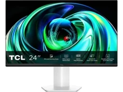 Monitor TCL 24G54 (24'' - FHD VA - Mini LED - 100Hz - HDR - Branco)