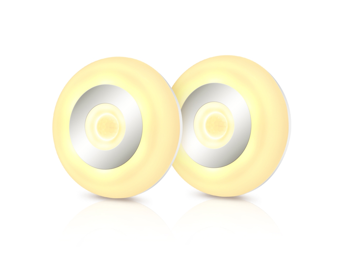 Luz noturna LED com sensor de movimento Slowmoose, alimentada por bateria, lâmpada de segurança para quarto infantil