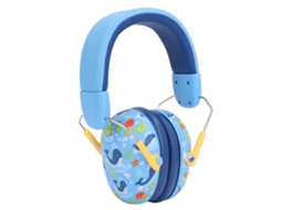 Primerox protetor Auricular Anti ruído para Bebê Isolamento Acústico Forro Duplo Azul
